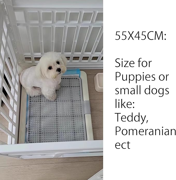 Smart Paws 3 Sizes Small Puppy Dog Toilet,Poodles Training Tray,Yorkie Pet Pads Holder