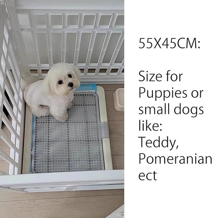 Smart Paws 3 Sizes Small Puppy Dog Toilet,Poodles Training Tray,Yorkie Pet Pads Holder