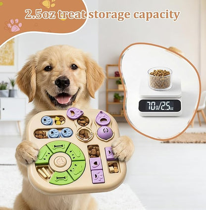 Interactive Dog Puzzle Toys for Smart Dogs - Mental Stimulation Puzzle Toys for Small & Medium Dogs, Treat Dispensing Dog Enrichment Toys for Beginner Dogs