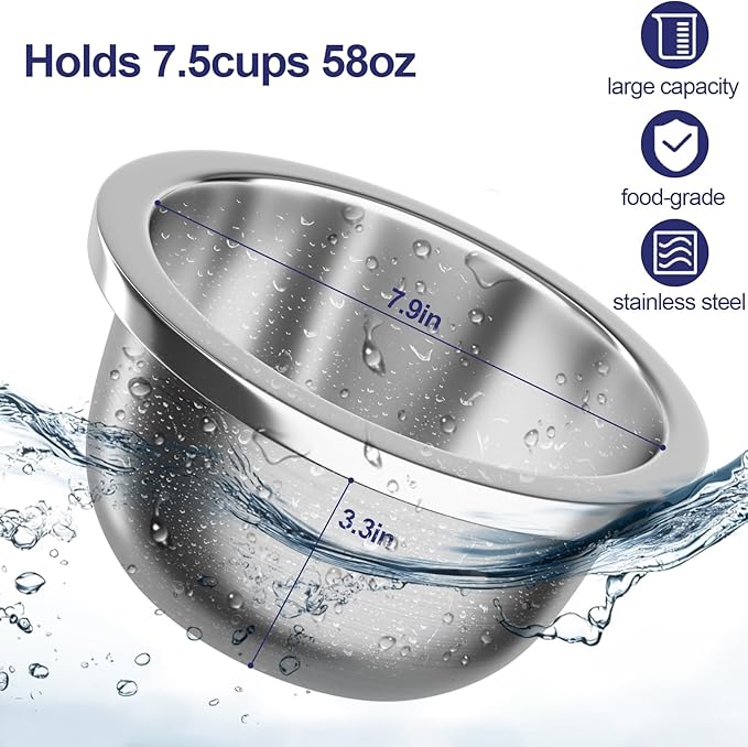 handrong Elevated Dog Bowl,5 Height Adjustable Raised Dog Bowl,Dogs Food Bowls Stand Feeding Station with 3 Food and Water Bowls for Medium,Large Dogs