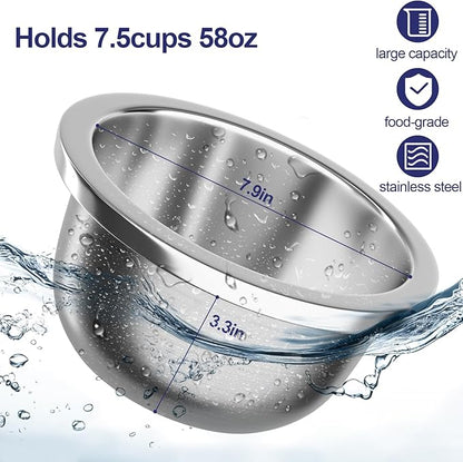 handrong Elevated Dog Bowl,5 Height Adjustable Raised Dog Bowl,Dogs Food Bowls Stand Feeding Station with 3 Food and Water Bowls for Medium,Large Dogs