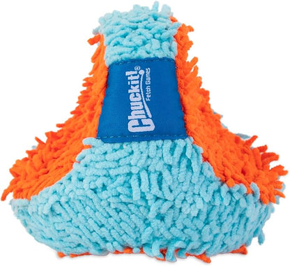 Chuckit! Indoor Fetch Tumbler Toy for Dogs - Interactive Dog Toys for Boredom, 4.5 Inch, Orange and Blue