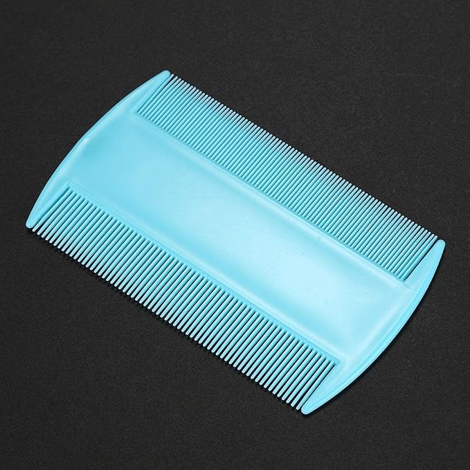 4 Pcs Lice Combs, Double sided Pet Combs, Cat Dog Pet Grooming Fine Tooth HairMixed Color