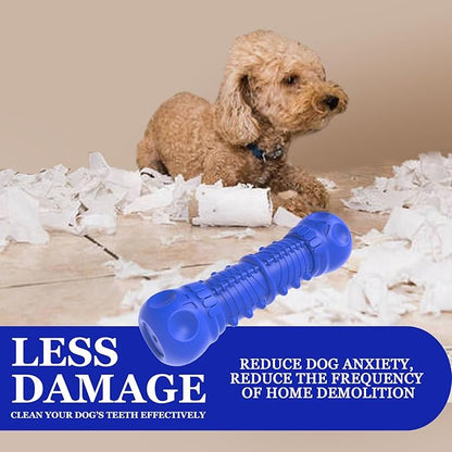 Dog Squeaky Toys for Aggressive Chewers, Durable Chew Toys for Large Medium Breed Dog, Tough Dogs Toys with Natural Rubber