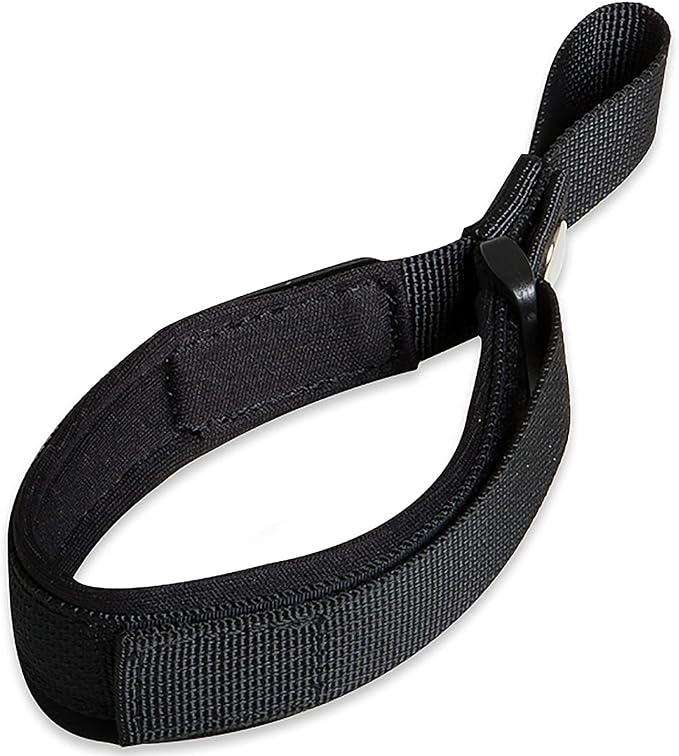 2 Pack Adjustable Wrist Strap for Dog Leash, Dog Leash Wrist Safety Strap for Hands Free, Soft Comfortable Diving Fabric, Black Color