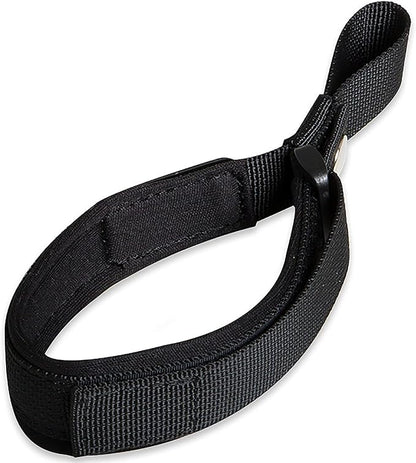 2 Pack Adjustable Wrist Strap for Dog Leash, Dog Leash Wrist Safety Strap for Hands Free, Soft Comfortable Diving Fabric, Black Color