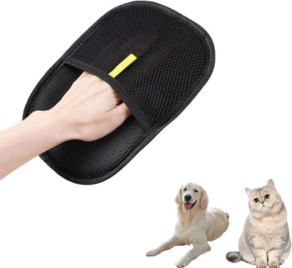 Pet Hair Removal Glove for Dogs and Cats - Electrostatic Pet Hair Gloves &Pet Hair Remover Tool for Furniture, Car Seats, Clothing, Couch, Carpet