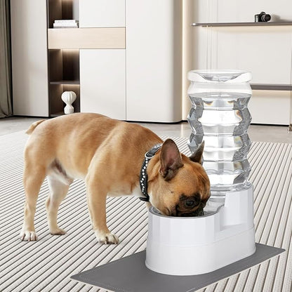 RIZZARI 9L Water Dispenser for Dogs: Automatic Stainless Steel Pet Feeder-Removes Odors - Softens Water-Helps Prevent Urinary Stones -Extends Lifespan -Supports Spinal Health in Senior Dogs- Gardens
