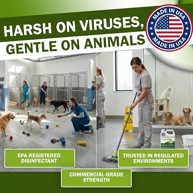 ProVetLogic Animal Facility Disinfectant Cleaner & Deodorizer (Concentrated) - 0.5 Gallon