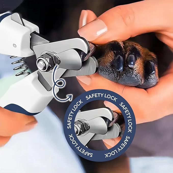 BPG Pet Grooming Tools for Dogs & Cats- Pet Nail Clippers Stainless Steel Nail Trimmer with Safety Guard & Non-Slip Grip