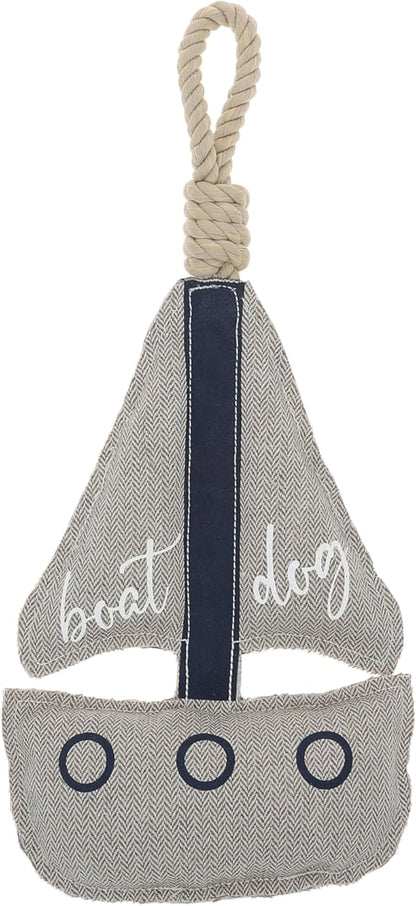 Pavilion Gift Company - Boat Dog - Dog Toy On Rope Tug of War Puppy Doggy K9 Lover Parent Boating Outdoor Gift