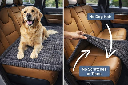 Dog Bed for Back Seat - Comfortable, Padded, Non-Slip Design for Car, Truck, RV, Van - Ideal for Travel - Durable & Easy to Clean - Universal Fit for Most Vehicles - 54" L x 24" W