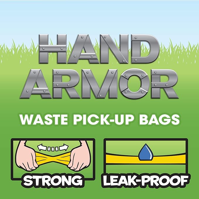 Bags on Board Dog Poop Bags - Extra Thick Waste Pickup Bags with Easy Tie Handles - Easy Dispensing Drawer Pack - 200 Count