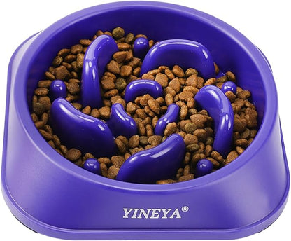 Slow Feeder Dog Bowls, Pet Supplies That Slow Down Eating, Pet Food Bowls, Maze Dog Puzzle Feeder for Medium Breed
