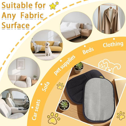Pet Hair Remover Glove, Pet Hair Remover for Laundry, ReusableElectrostatic Dog Cat Hair Removal Gloves for Furniture
