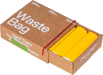 FurryTail Litter Box Liners, Cat Litter Receptacles Bags for FurryTail Automatic Cat Litter Box, Waste Bags 80pcs