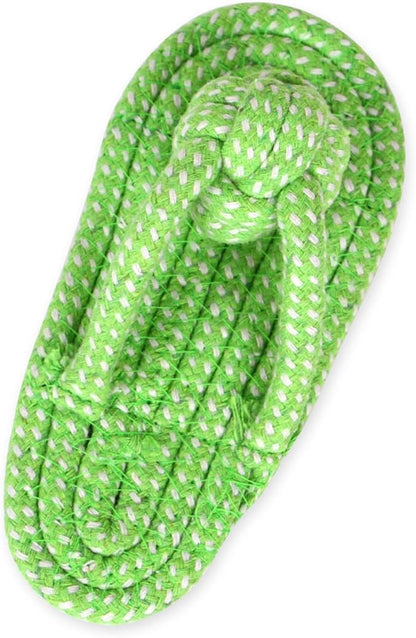 Sunglow Dog Toy Interactive Chewing Rope Ball Toys Natural Cotton Washable Durable Tug of War for Small Medium Dogs Puppies Training Playing Teeth Cleaning (Shoes)
