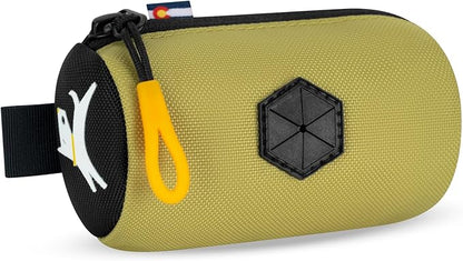 OllyDog Scoop Pick Up | Dog Poop Bag Holder | Lightweight & Water-Resistant Dispenser | Leash Attachment for Hands-Free Carry | Fits Standard Waste Bag Rolls (Alchemy)