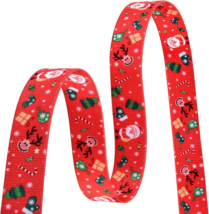 Christmas Dog Collar and Leash Set - Premium Adjustable Dog Collar for Small Medium Large Dogs (Christmas Set,S)
