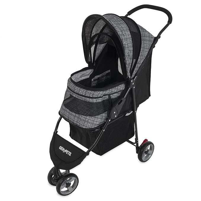 Gen7 Pet Starry Night Gray Regal Plus Pet Stroller, One Size (G2320SN)