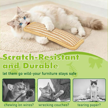 3 Pack Cat Toys, Organic Catnip Toys with Crinkle Sound, Interactive Sisal Cat Kicker Toy, Cat Chew Toy Pillow for Indoor Scratching & Chewing Fun