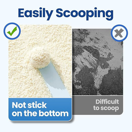 OPET Tapioca Cat Litter, Natural Cassava Litter for Cats, Sustainable Ingredients, Quick and Strong Clumping, Flushable, Superior Odor Control, Dust Free Kitty Litter 16LB