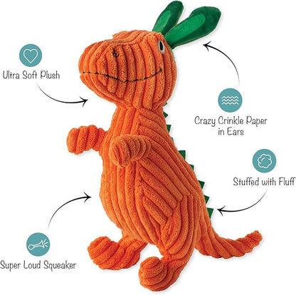 Fringe Studio Plush Dog Toy, Carrot ‘Bout You, Petshop Collection (314305)