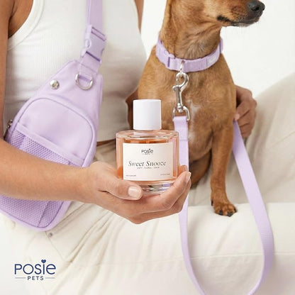 Dog Cologne Spray with Long Lasting Jasmine, Musk, and Vanilla Scent - Vegan Alcohol-Free Pet Deodorizer for Smelly Dogs - Water-Based Luxury Puppy Grooming Fragrance - Sweet Snooze 3.4FlOz