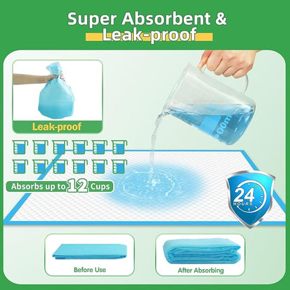 Dog Pads Extra Large 30"x36", 30-Count XXL Puppy Pads, Super Absorbent Pee Pads for Dogs, Disposable Bed Pads for Doggies, Puppies, Thicker X-Large Incontinence Pads for Dogs, Cats, Rabbits
