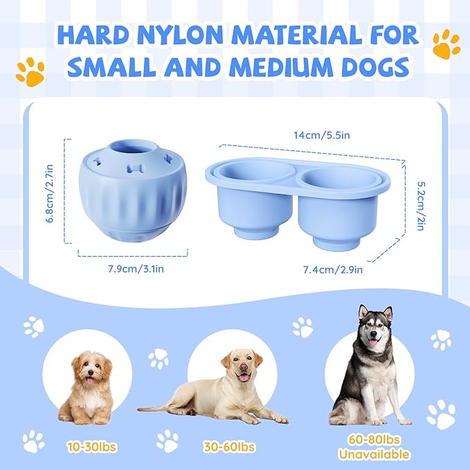 Frozen Treat Dispensing Dog Toy, Long Lasting Interactive Dog Toys for Boredom, Dogs Licking Toy to Keep Them Busy, Birthday Gifts for Small/Medium Dogs