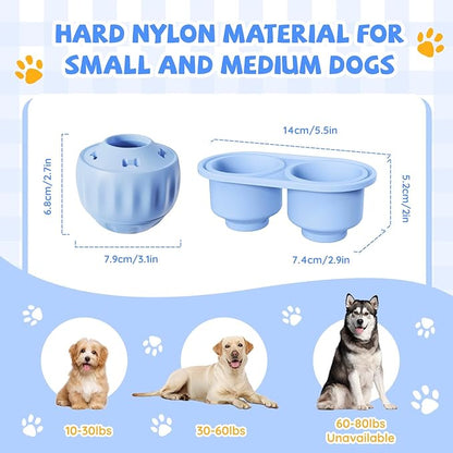 Frozen Treat Dispensing Dog Toy, Long Lasting Interactive Dog Toys for Boredom, Dogs Licking Toy to Keep Them Busy, Birthday Gifts for Small/Medium Dogs
