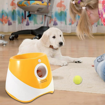 Genérico Automatic Ball for Dogs - Interactive Pet Machine - Interactive Ball for Pets - for Outdoor House Family Play Exercise and