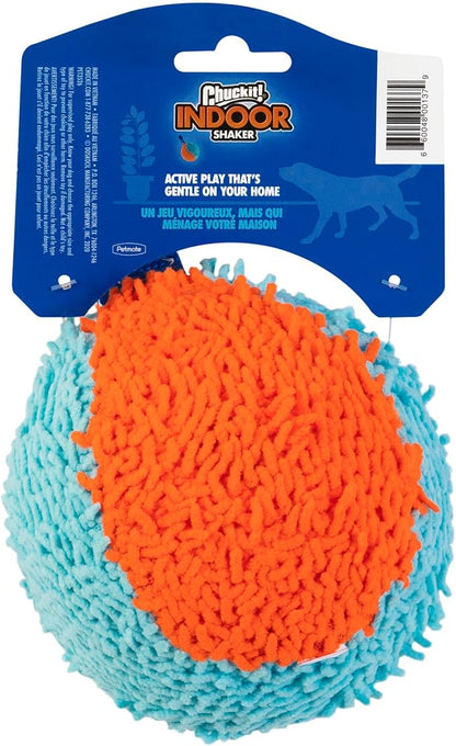 Chuckit! Indoor Fetch Shaker for Dogs - Interactive Dog Toys for Boredom, 7.75 Inch, Orange and Blue