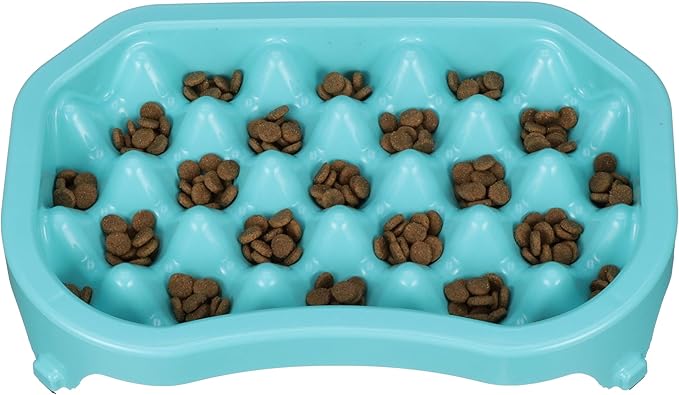 Neater Pet Brands Neater Slow Feeder Dog Bowls, Slows Down Fast Eaters to Help Digestion & Prevent Overeating, Non-Slip Dog Bowl, BPA-Free, Holds 6 Cups of Food for Medium to Large Breed Dogs or Puppy