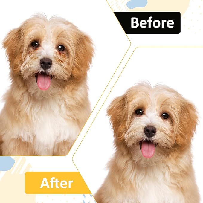 3PCS Pet Grooming Comb, Double-Head Plastic Grooming Comb, Soft Bristles Eye Cleaning Brush for Dogs, Puppies, and Cats, Facial Brush for Gently Removing Tear Stains, Mucus, Crusts, Boogers and Fleas