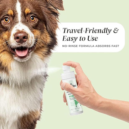 Cleansing Hair and Body Spray for Dogs - 5.1 Fl Oz of Dog Deodorizer, Long Lasting Formula - Everyday Body Spray with Aloe, Lemongrass Oil, and More - Made in the USA