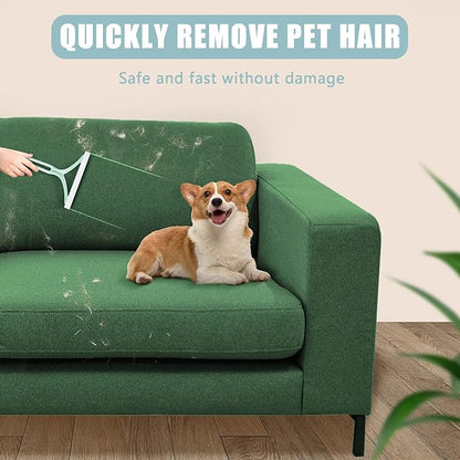 2Pack Pet Hair Remover - Dog & Cat Hair Remover, Premium Scraper Fur Removal Tool