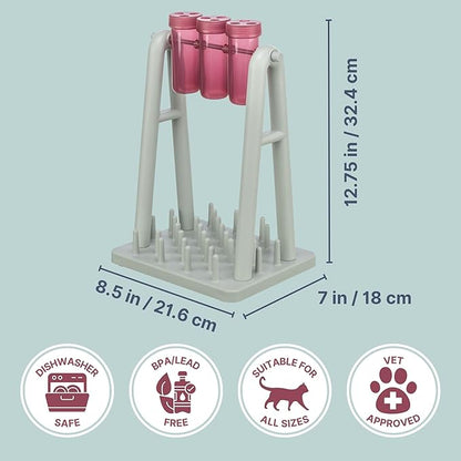 TRIXIE Cat Activity Turn Around Strategy Game, Slow Feeder, Interactive, Treat Toy, All Breed Sizes 9 x 7 x 13 in.