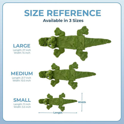 Best Pet Supplies Squeaky Dog Toys with Soft Durable Fabric for Small, Medium and Large Pets Interactive Toy for Indoor Play, Supports Active Biting and Play - 4 Figures, Medium