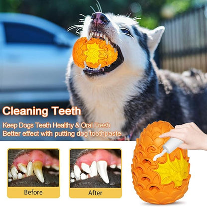 Dragon Egg Dog Chew Toy for Aggressive Chewers Large Breeds, Indestructible Tough Toys for Medium Large Dogs, Puppy Pet Toy 900 Lbs Pull Tension