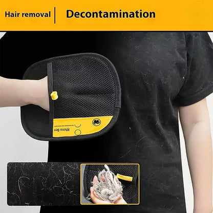 Pet Hair Removal Glove for Cats & Dogs, Pet Hair Remover Reusable Electrostatic Gloves, Efficient Pets Grooming Gloves, Efficient Remover for Couch, Carpet, Curtain, All Kinds of Fabrics (3)
