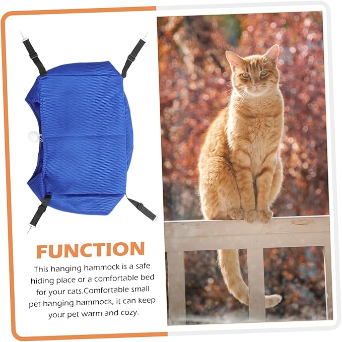 Creative Cat Hammock Bed Multi-Functional Hanging Nest for Cats and Pets Breathable Mesh Design Comfortable for Indoor Use