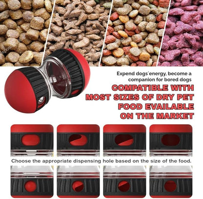 Ball Interactive Dog Toy, Food Adjustable Dispensing Dog Toy Kibble, Treats Small Big Breed, Interactive Bowl and for Dogs Puppy Puzzle Toys Large, Pets Memory Activity, Easter Treats pet Games