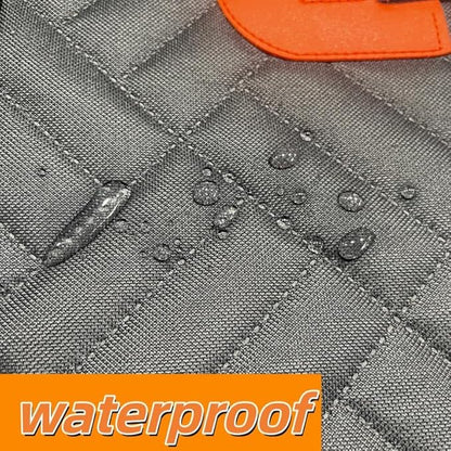 Waterproof Dog Car Seat Cover, Back Seat Extender for Large Dogs, Thickened Mesh Pet Car Seat with Storage Basket, Universal Fit