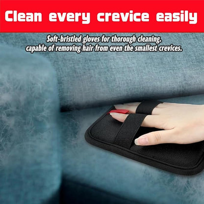 Pet Hair Removal Gloves Brush,Magic Brush,Upgraded Thickened Electrostatic ,New Reusable Cat Dog Hair Remover Grooming Gloves,Double Sided Washable Static Animal Fur Removal Tool for Couch,Clothes,Car