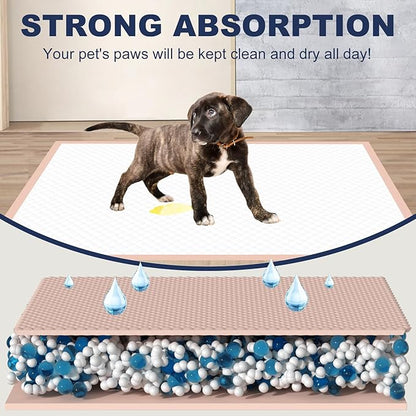 Puppy Pads Extra Large 30"×36" - 25 Count, XL Pee Pads for Dogs, Unscented Pink Dog Pads, Super Absorbent & Leak-Proof Potty Pads for Doggies