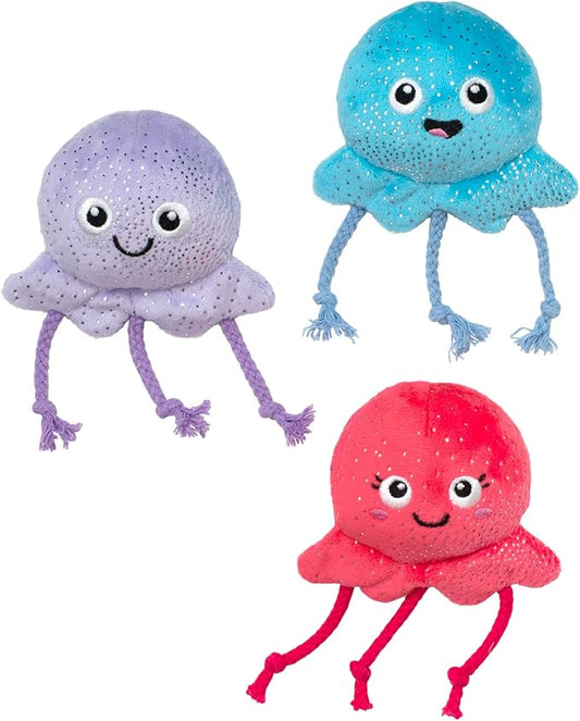 Fringe Studio Too TENTA-Cool Small Plush Dog Toy 3PCS Set, PetShop Collection (662127)