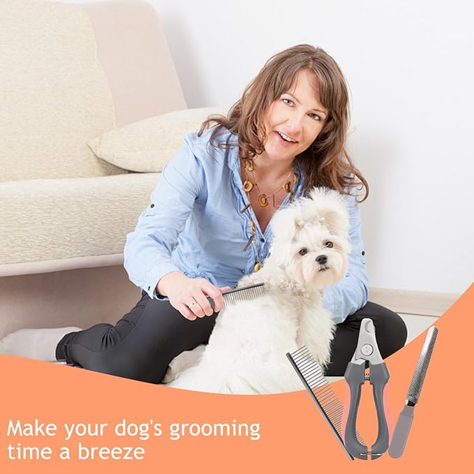 Paws n' Cradle Dog Grooming Hammock Harness for Dogs & Cats - Complete Kit with Adjustable Fittings, Hair Comb, Nail Clipper, Nail File, Hook and Loop Strap, Adjustable Straps & Snap Hooks (XXL)