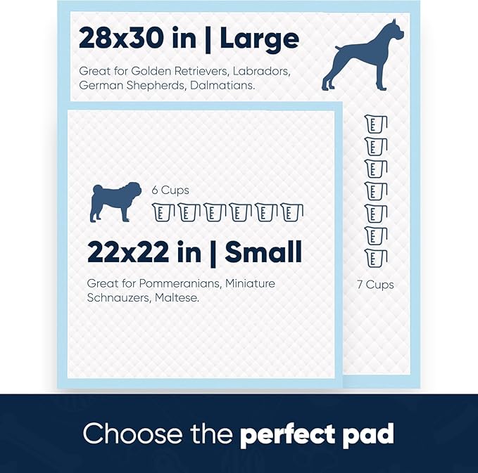 American Kennel Club Ultra Absorbent Odor Control Scented Training Pads For Dogs Leak-proof Quick Dry Gel – 22 x 22 Puppy Pads - Fresh Scented - Pack of 150