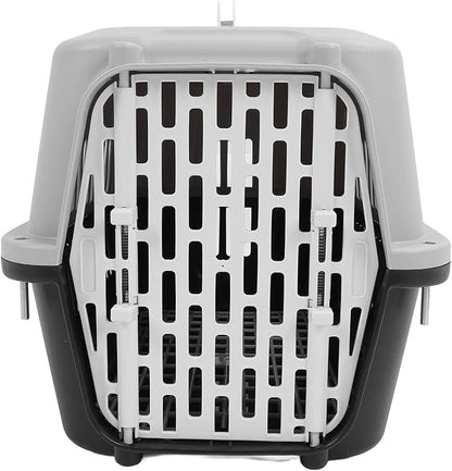 Asixxsix Pet Carrier, 4 Sides Ventilation Lockable Door Hard Sided Cat Carrier, Dog with 12 Accessories for Outdoor Home Car Travel